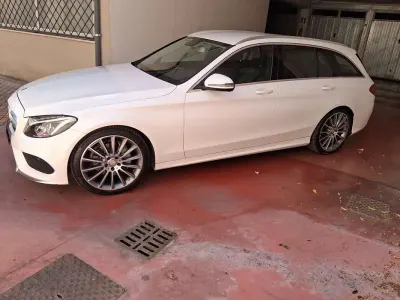 Usata Mercedes C220 Premium 170 CV (125 kW) 2016 Bianco Station wagon