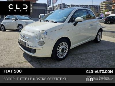 Usata Fiat 500 Lounge 69 CV (50 kW) 2010 Bianco Utilitaria