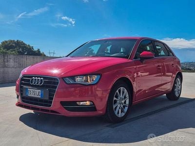 Usata Audi A3 110 CV (80 kW) 2014 Rosso Berlina