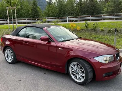 Usata BMW 118 Cabriolet 143 CV (105 kW) 2013 Rosso Cabrio
