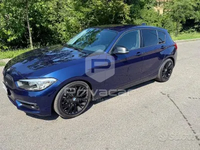 Usata BMW 118 Advantage 150 CV (110 kW) 2018 Blu Utilitaria