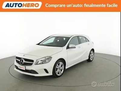Usata Mercedes A180 Urban 110 CV (80 kW) 2018 Bianco Berlina