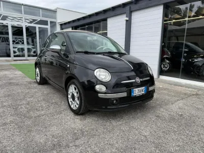 Usata Fiat 500 Lounge 69 CV (50 kW) 2012 Nero Cabrio
