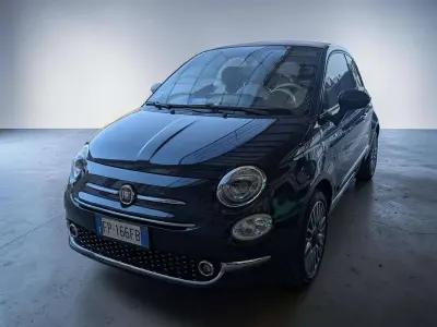 Usata Fiat 500C Lounge 69 CV (50 kW) 2018 Blu/azzurro Cabrio