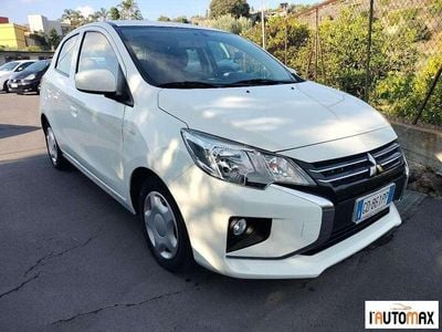 Usata Mitsubishi Space Star Invite 80 CV (58 kW) 2021 Bianco Berlina