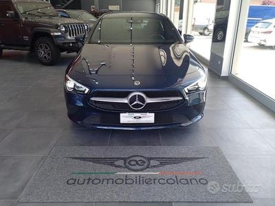 Usata Mercedes CLA180 Business 116 CV (85 kW) 2021 Blu/azzurro Berlina