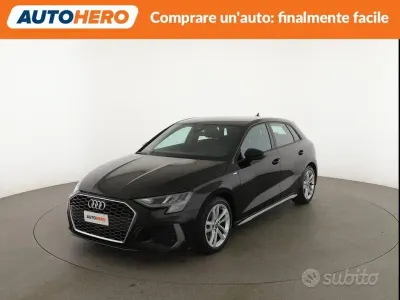 Usata Audi A3 S-Line 150 CV (110 kW) 2020 Nero Berlina
