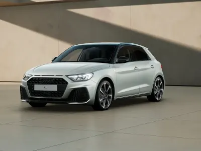 Nuova Audi A1 Sportback Comfort 116 CV (85 kW) 2026 Argento cavo metallizzato nero mito meta Utilitaria