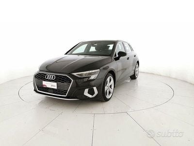 Usata Audi A3 Advanced 116 CV (85 kW) 2020 Nero Berlina