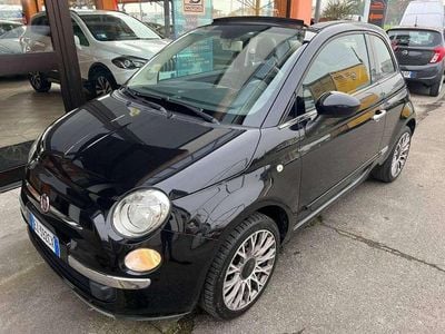 Usata Fiat 500C Lounge 69 CV (50 kW) 2015 Nero Cabrio