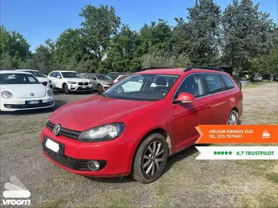 Używany VW Golf VII Trendline 105 KM (77 kW) 2013 Czerwony Kombi