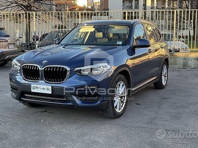 Usata BMW X3 Advantage 190 CV (139 kW) 2021 Blu SUV