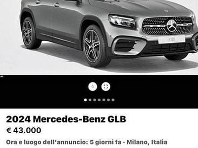 Brugt Mercedes GLB200 Premium 163 HK (119 kW) 2024 Grå SUV