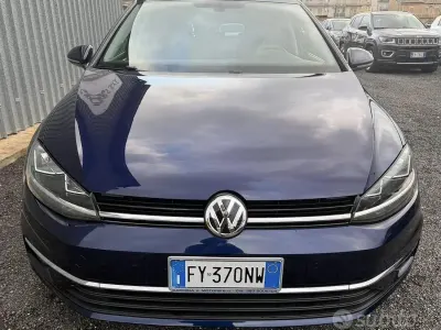 Usata VW Golf VII 150 CV (110 kW) 2019 Blu Berlina