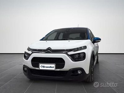 Usata Citroën C3 Feel 83 CV (61 kW) 2022 Bianco tetto verde Utilitaria