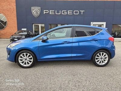 Usata Ford Fiesta Titanium 75 CV (55 kW) 2019 Blu/azzurro Utilitaria