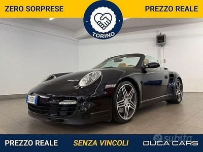 Usata Porsche 911 Turbo Cabriolet 480 CV (353 kW) 2010 Nero Cabrio