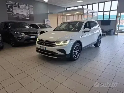 Begagnad VW Tiguan Elegance 150 HK (110 kW) 2021 Vit SUV