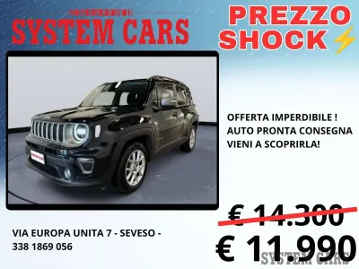 Usata Jeep Renegade Limited 150 CV (110 kW) 2019 Nero SUV