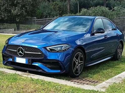 Usata Mercedes C300e AMG Line Premium 204 CV (150 kW) 2023 Blu/azzurro Berlina