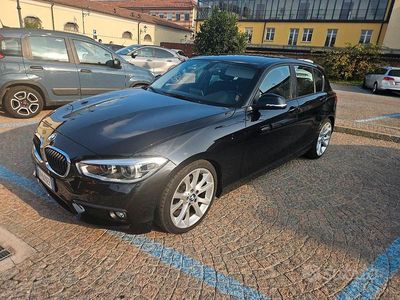 Usata BMW 116 Efficient Dynamics 150 CV (110 kW) 2018 Nero Utilitaria