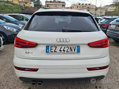 Käytetty Audi Q3 S-Line 150 HP (110 kW) 2015 Valkoinen Katumaasturi