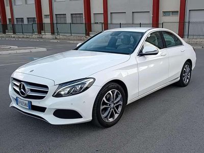 Usata Mercedes C220 231 CV (169 kW) 2017 Bianco Berlina