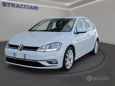 Usata VW Golf VII Business 116 CV (85 kW) 2017 Bianco metallizzato Berlina