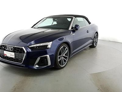Usata Audi A5 Cabriolet S-Line 204 CV (150 kW) 2024 Blu navarra metallizzato Cabrio