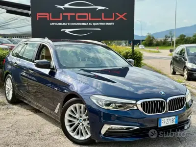 Usata BMW 520 Luxury Line 190 CV (139 kW) 2018 Bluazzurro Station wagon
