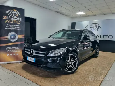 Usata Mercedes C200 Business 116 CV (85 kW) 2016 Nero Station wagon