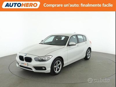 Usata BMW 116 Advantage 116 CV (85 kW) 2017 Bianco Utilitaria