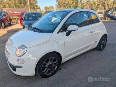Usata Fiat 500 69 CV (50 kW) 2008 Bianco Berlina
