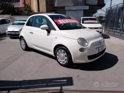 Usata Fiat 500 69 CV (50 kW) 2009 Bianco Cabrio