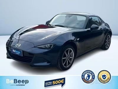 Nuova Mazda MX5 Exclusive-Line 132 CV (97 kW) 2025 Blu metallizzato Cabrio