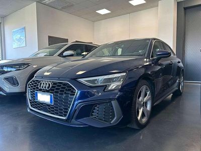 Usata Audi A3 S-Line 116 CV (85 kW) 2022 Blu/azzurro Berlina