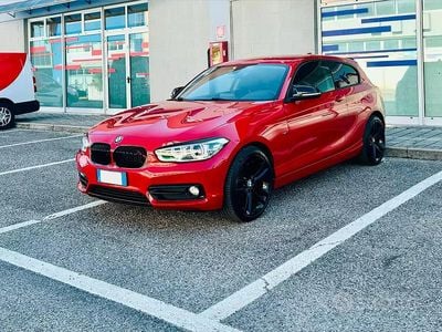 Usata BMW 118 Coupé Sport Line 150 CV (110 kW) 2015 Rosso Coupé