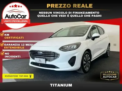 Usata Ford Fiesta Titanium 125 CV (91 kW) 2022 Bianco Utilitaria