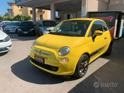 Usata Fiat 500 Pop 69 CV (50 kW) 2009 Giallo Cabrio