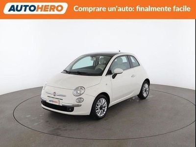 Bianco Usata 2015 Fiat 500 Lounge Utilitaria | 9799 € (Buon prezzo)