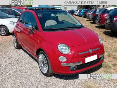 Usata Fiat 500 100 CV (73 kW) 2008 Rosso Berlina