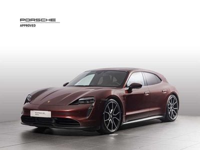 Usata Porsche Taycan Sport Turismo 350 kW (476 CV) 2022 Rosso Berlina