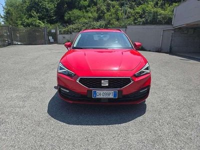 Usata Seat Leon Business 150 CV (110 kW) 2021 Rosso Station wagon