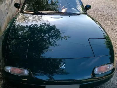 Usata Mazda MX5 90 CV (66 kW) 1995 Verde Cabrio