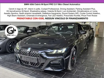 Usata BMW 420 Cabriolet M Sport 190 CV (139 kW) 2026 Saphire black Cabrio