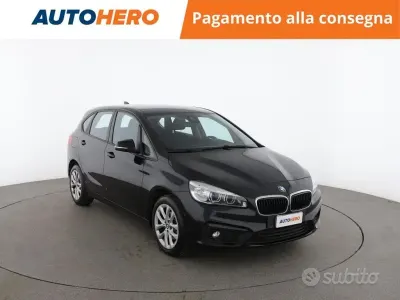 Usata BMW 218 Active Tourer Advantage 136 CV (100 kW) 2017 Nero Monovolume