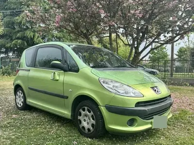 Usata Peugeot 1007 73 CV (53 kW) 2006 Verde Monovolume