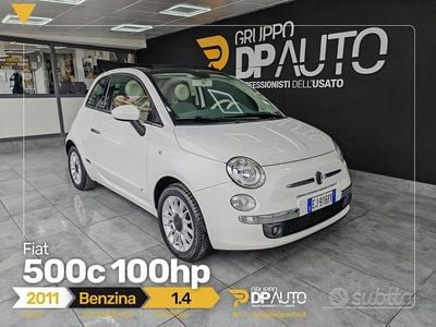 Usata Fiat 500C Lounge 101 CV (74 kW) 2011 Bianco Cabrio