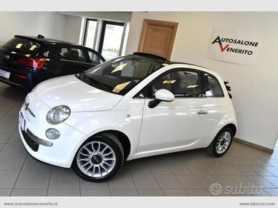 Usata Fiat 500C Lounge 69 CV (50 kW) 2013 Bianco Cabrio