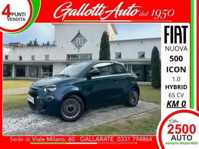 Neu Fiat 500 Icon 65 PS (47 kW) 2026 Grün Kleinwagen